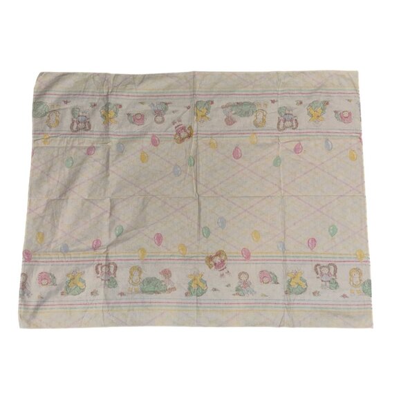 Vtg Cabbage Patch Kids CBK Receiving Blanket 38X29 Colorful Baby Infant Newborn - Picture 5 of 7